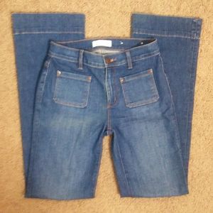 Ann Taylor Loft Wide Leg Jean Trouser. Size 24P